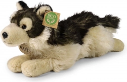 Rappa loup en peluche couché 32 cm éco‑responsable