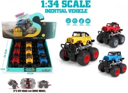 Jeep jouet en plastique tout-terrain 1:34