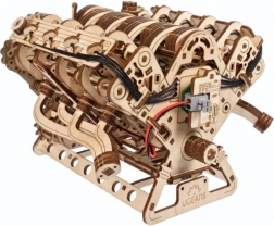 Ugears puzzle mécanique en bois 3D moteur V8