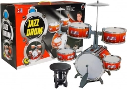 Batterie pour enfants avec 5 tambours et une cymbale