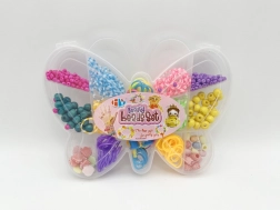 Ensemble d’élastiques et de perles pour fabriquer des bracelets Loom Band, 338 pcs