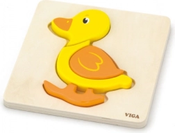 Puzzle en bois pour les tout-petits - petit canard