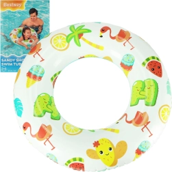 bouée de natation gonflable BESTWAY motif flamants roses 61 cm