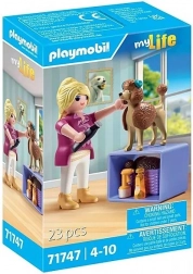 Playmobil myLife soins pour chiens – set de toilettage pour caniche