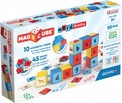 Geomag Magicube Words jeu de construction magnétique éducatif 55 pièces