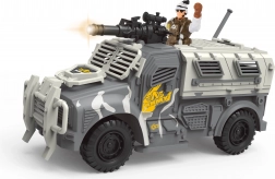 Voiture militaire avec effets