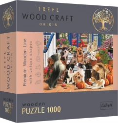 Puzzle en bois TREFL Wood Craft Origin Amitié canine 1000 pièces