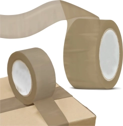 Ruban d’emballage marron 48 mm x 100 m – robuste et résistant