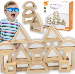 VIGA blocs en bois miroir, 16 pcs
