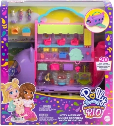 Polly Pocket Avion des Aventures Félin