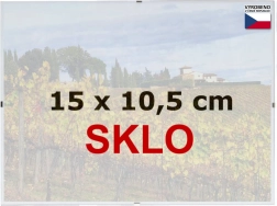 Cadre Euroclip 15x10,5cm verre