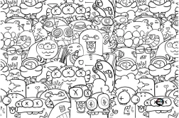 Tapis de table Monsters