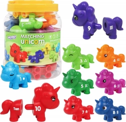 WOOPIE Jeu éducatif Licornes Montessori 13 pcs