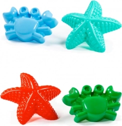 Moules en plastique pour sable – formes marines, 2 pcs