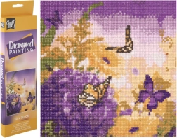 Peinture diamant prairie aux papillons 30 × 30 cm