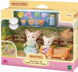 Sylvanian Families renards en pique-nique