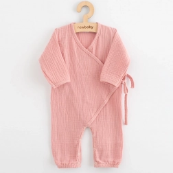 combinaison en mousseline pour bébé New Baby rose 74 (6–9 mois)