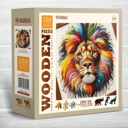 Puzzle en bois Roi Lion Doux 250 pièces