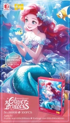 Puzzle sirène pailletée 100 pièces