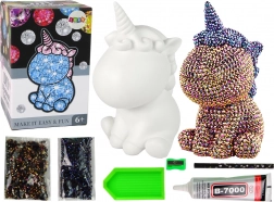 Kit créatif Licorne DIY Diamants Cristaux colorés