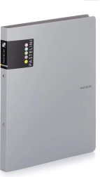 Classeur à anneaux A4 PASTELINI gris