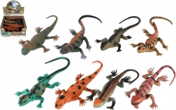 jouet lézard en plastique 20 cm – assortiment d’espèces en boîte