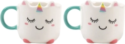 Mini tasses à espresso licorne 90 ml (2 pcs)