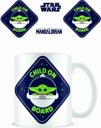 Mug en céramique Mandalorian avec motif Child on Board