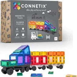 Connetix Rainbow Transport Pack jeu de construction magnétique 50 pièces