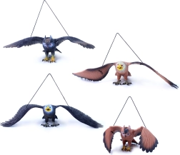 Figurines en plastique Aigle et Chouette avec son