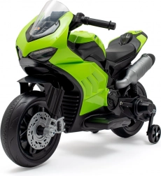 Moto électrique pour enfants Supersport verte