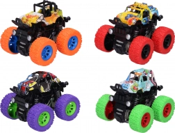 Voiture tout-terrain à friction avec graffiti 9 cm