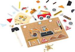 Jeu de martelage créatif Bigjigs Toys transport