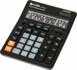 Calculatrice de bureau ELEVEN SDC noire