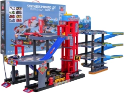 méga garage de stationnement avec petites voitures