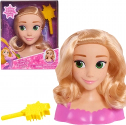 Tête de coiffure et de stylisme Disney Princesse Raiponce avec brosse