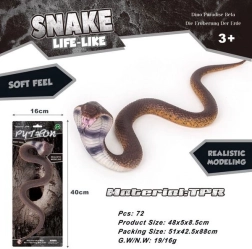 Serpent cobra en caoutchouc 48 cm