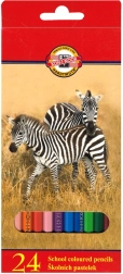 Set de crayons de couleur KOH-I-NOOR 24 pcs