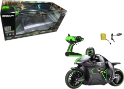 Moto RC avec commande 2,4G verte