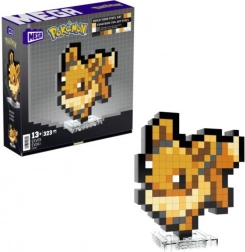 mega pokemon pixel eevee – figurine décorative à construire