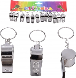 Porte-clés avec sifflet 4 cm