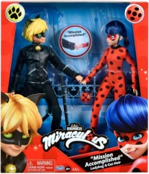 MIRACULOUS : Coccinelle et Chat Noir – Coffret de poupées