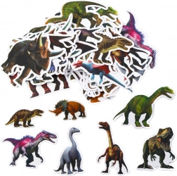 Lot d’autocollants dinosaures pour enfants 4–7 cm, 50 pcs