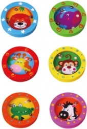 VIGA labyrinthe en bois avec animaux – jeu d’équilibre de poche