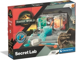 Clementoni Laboratoire JURASSIC WORLD – kit scientifique créatif pour enfants