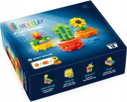 Kit créatif de modelage HeyClay « amis verts » avec application (15 sachets)