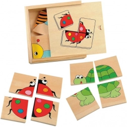 Puzzle petits animaux – set de 4 pcs