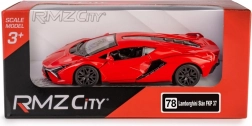Modèle métallique de voiture Lamborghini Sian 1:39 rouge