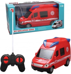 Camion de pompiers télécommandé avec lumières et sons