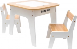 Table et chaises pour enfants BABY MIX Leaf Natural